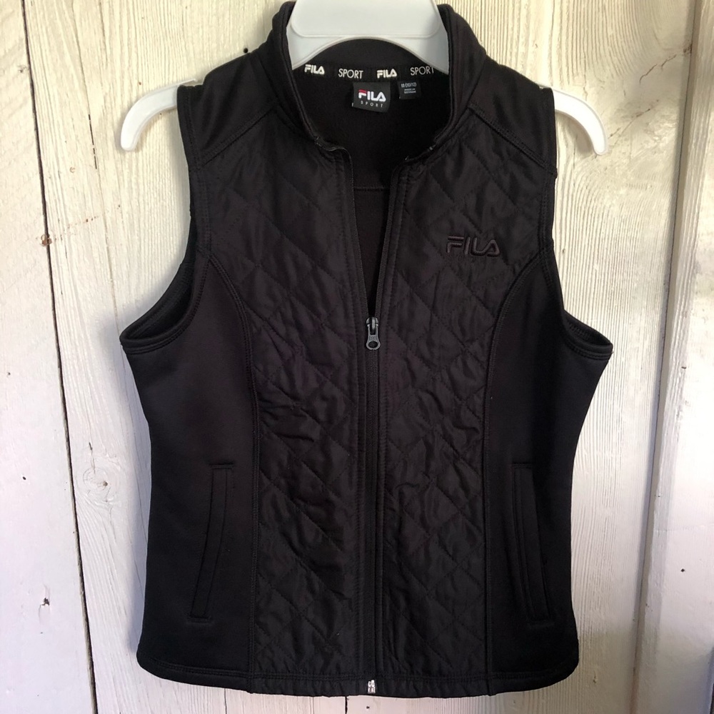 Fila Sport girls quilted vest size M 10/12